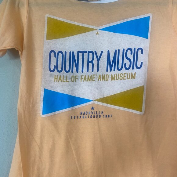NWT Country Music Hall of Fame Ringer Tee - Picture 2 of 4